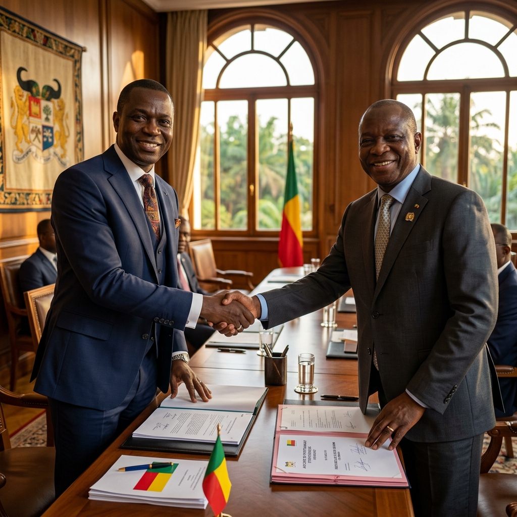Signature d'un contrat de marché public au Bénin — IFETOBI GROUP