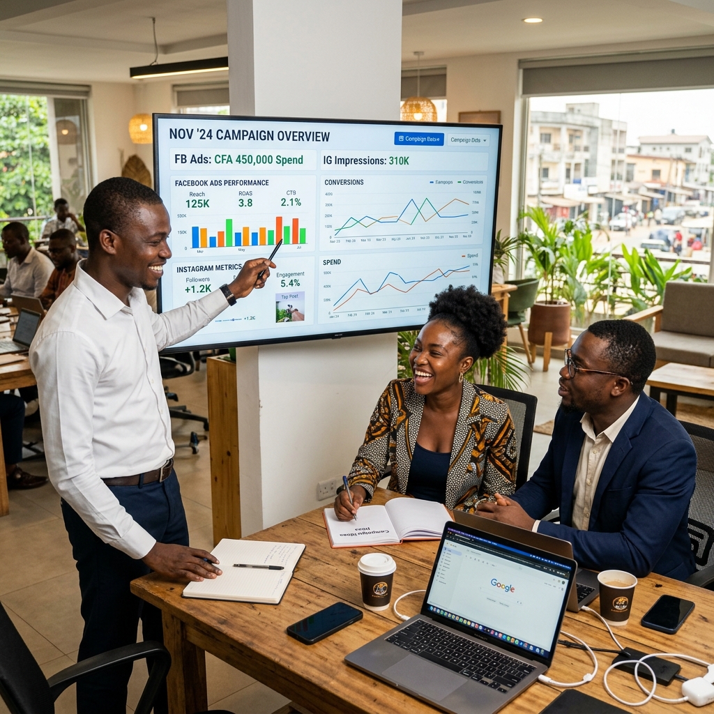 Équipe marketing digital IFETOBI Cotonou
